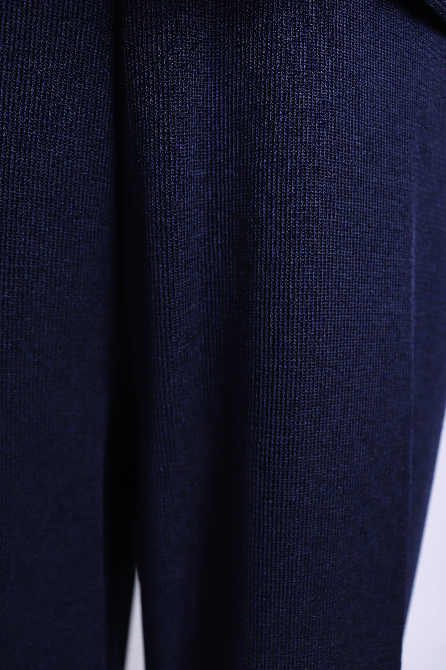 80's Jaeger Navy Knit Pant Set XS