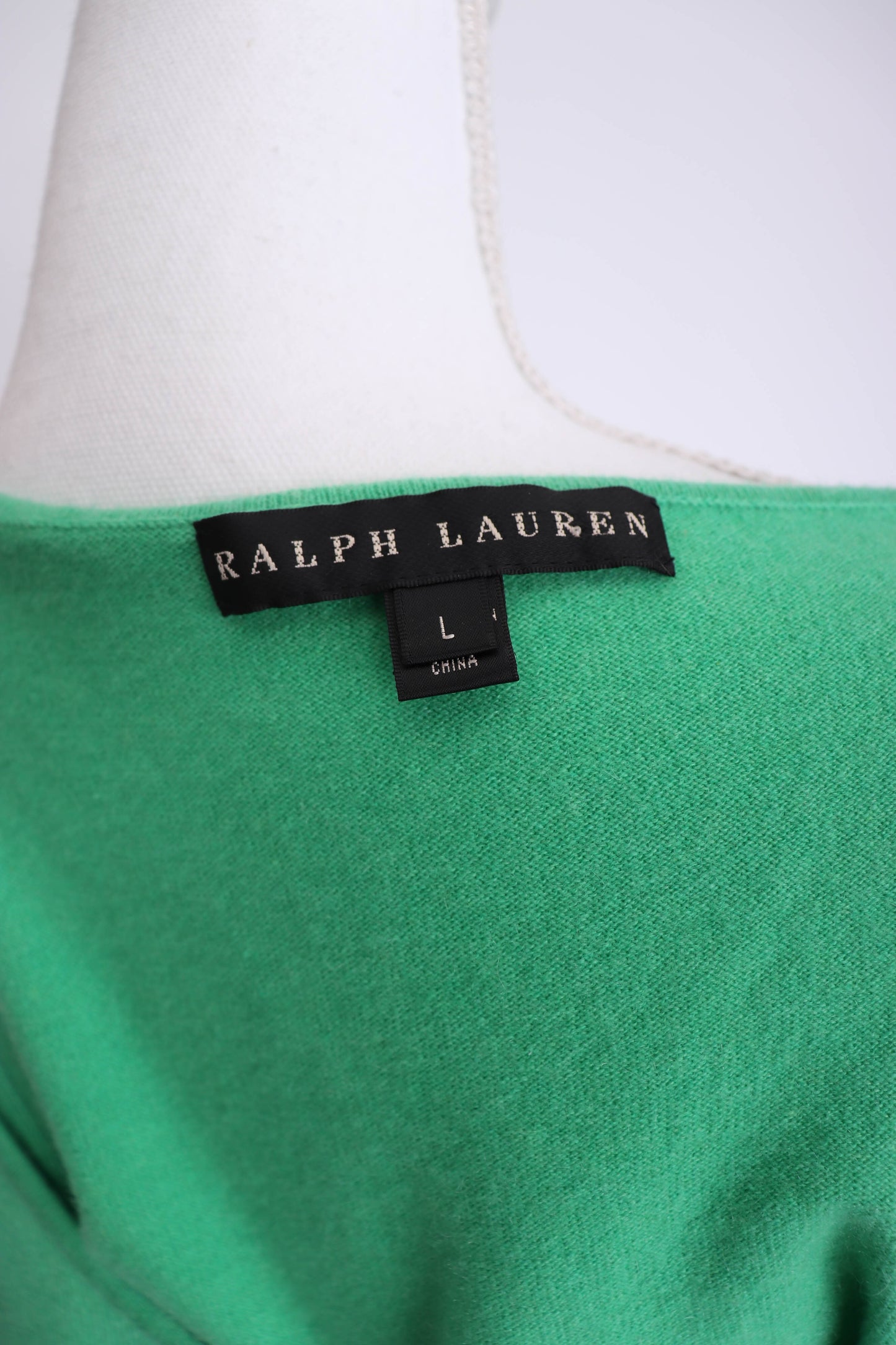 90's Green Cashmere Tank Top M/L