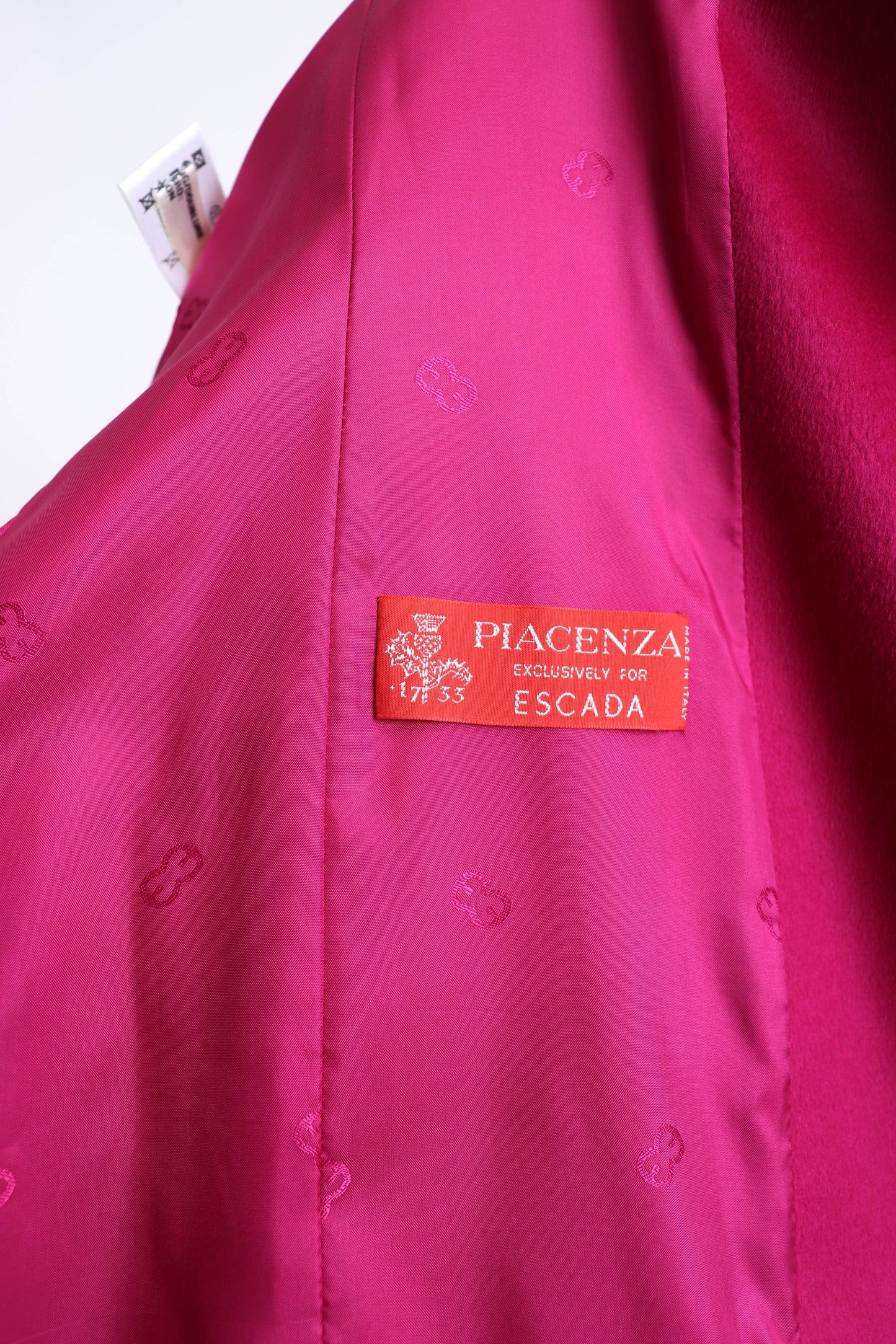 90's Escada Fuchsia Angora Blazer L/XL