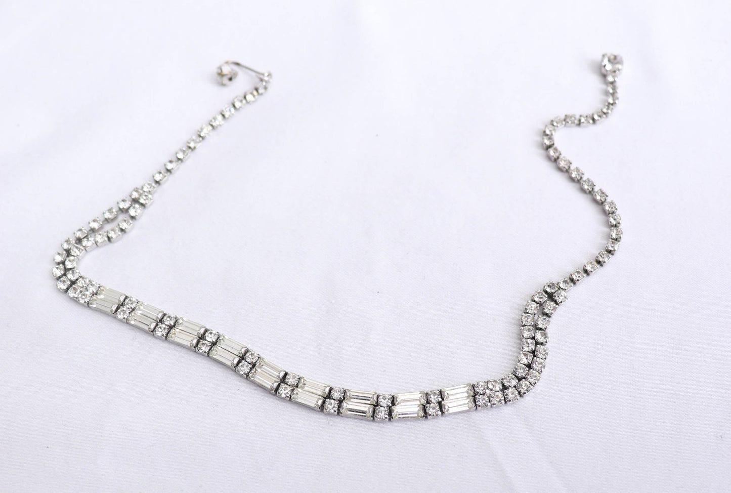 50's Rhinestone Necklace Set