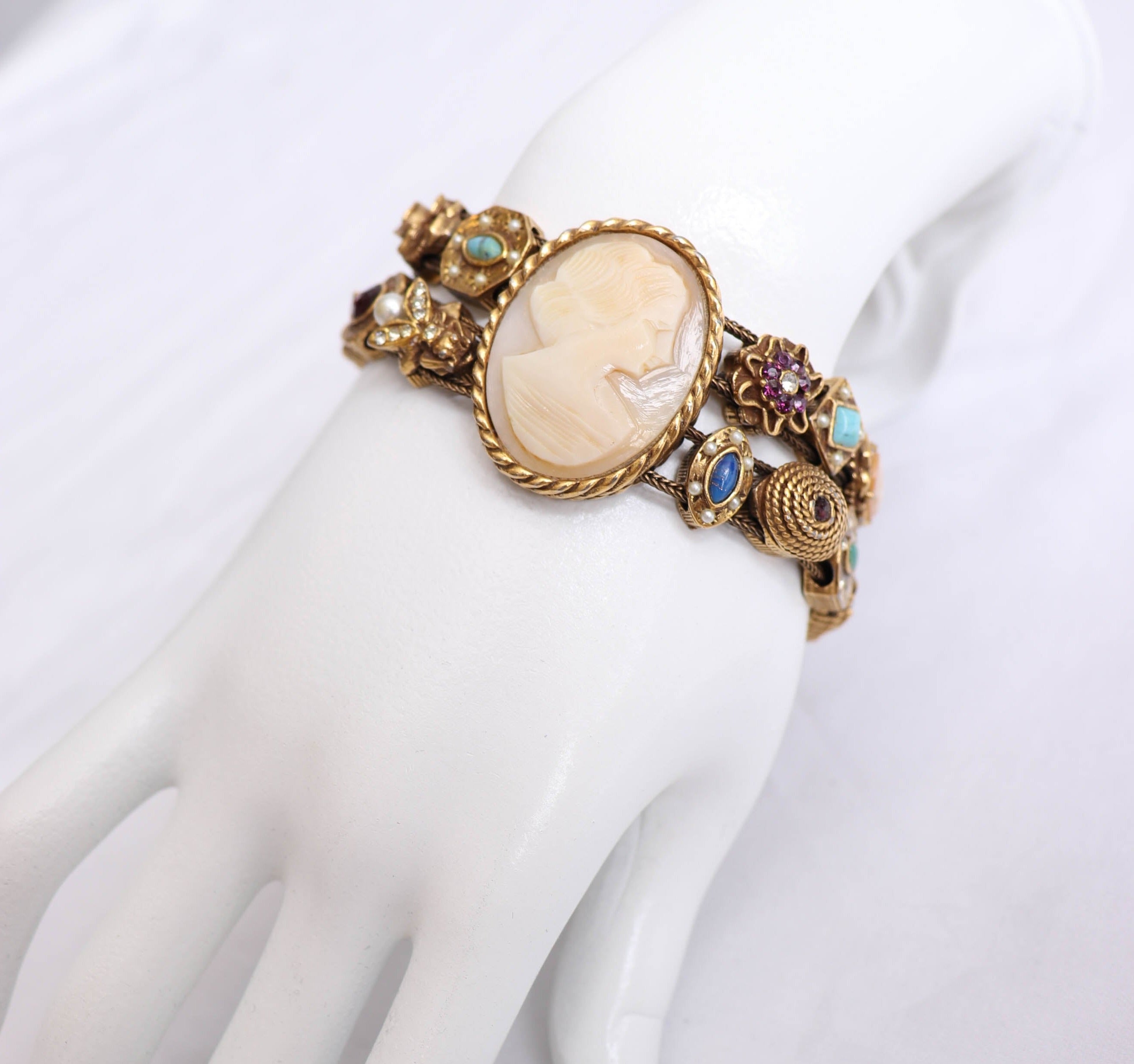 60's Goldette Slider Charm Bracelet – Buzz Vintage Boutique