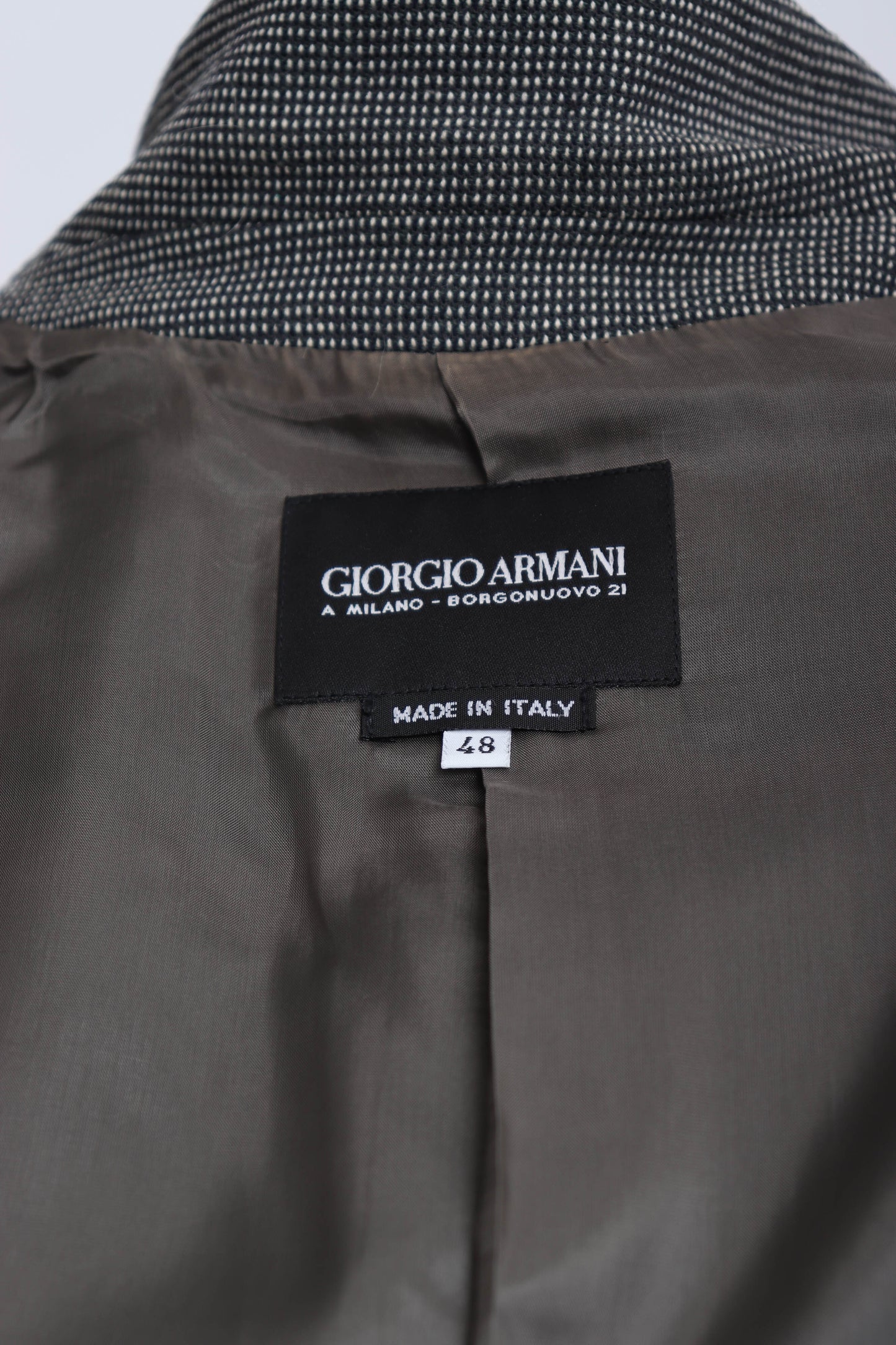 90's Giorgio Armani Gray Tweed Blazer L/XL
