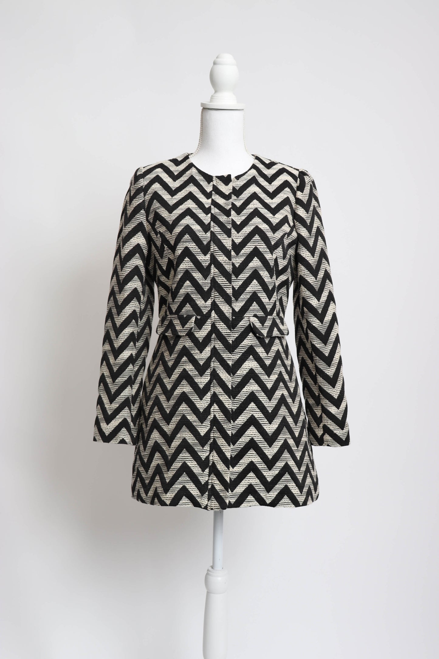 00's Anne Fontaine Black and White Jacket S