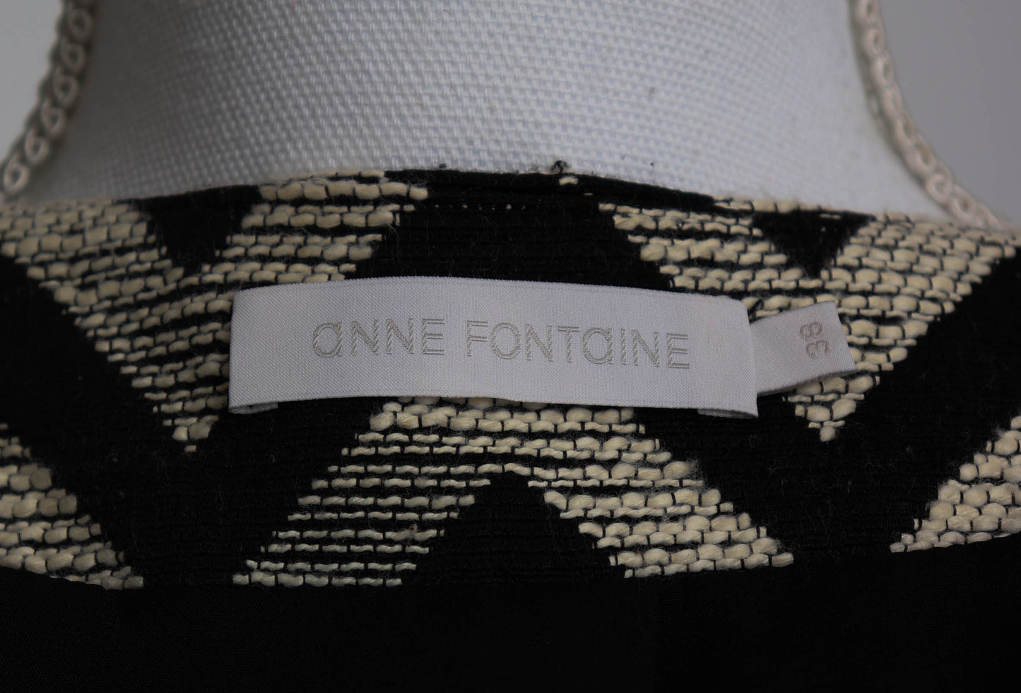 00's Anne Fontaine Black and White Jacket S