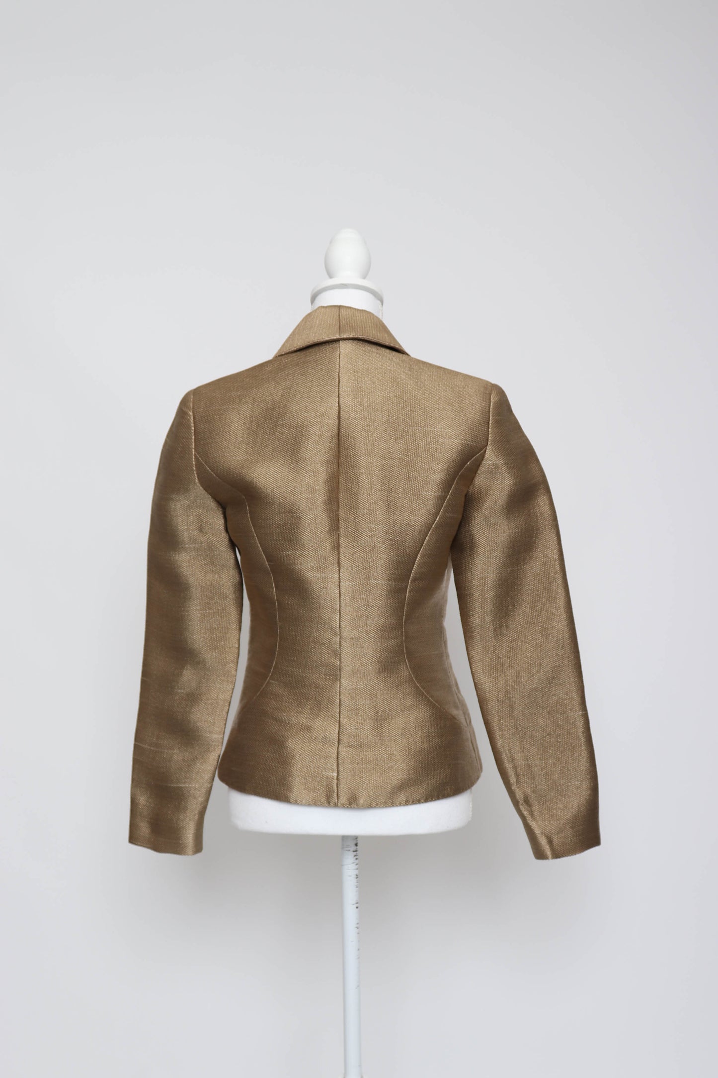 00's Pamela Dennis Couture Gold Blazer M