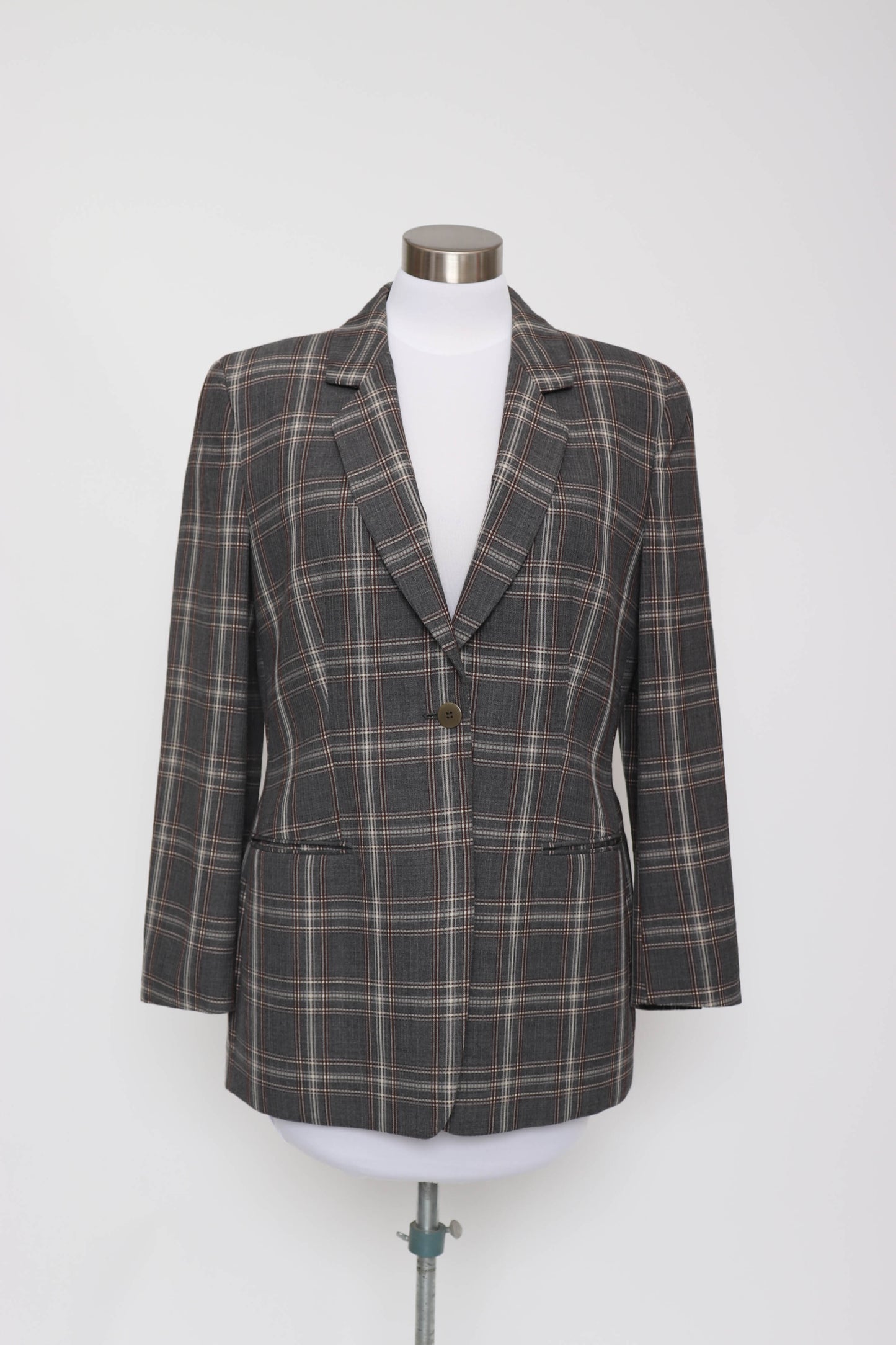 90's Giorgio Armani Plaid Blazer L