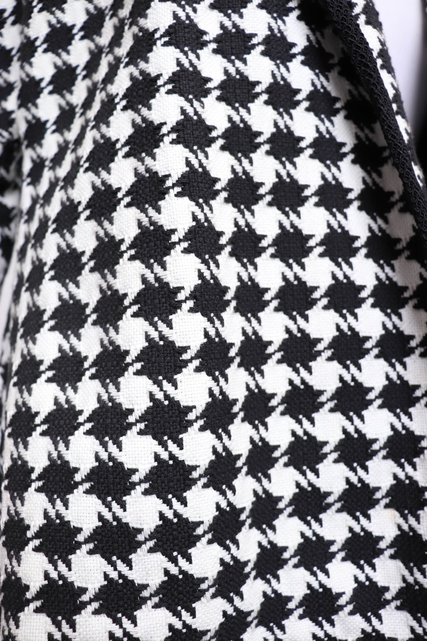 60's Houndstooth Short Jacket L/XL