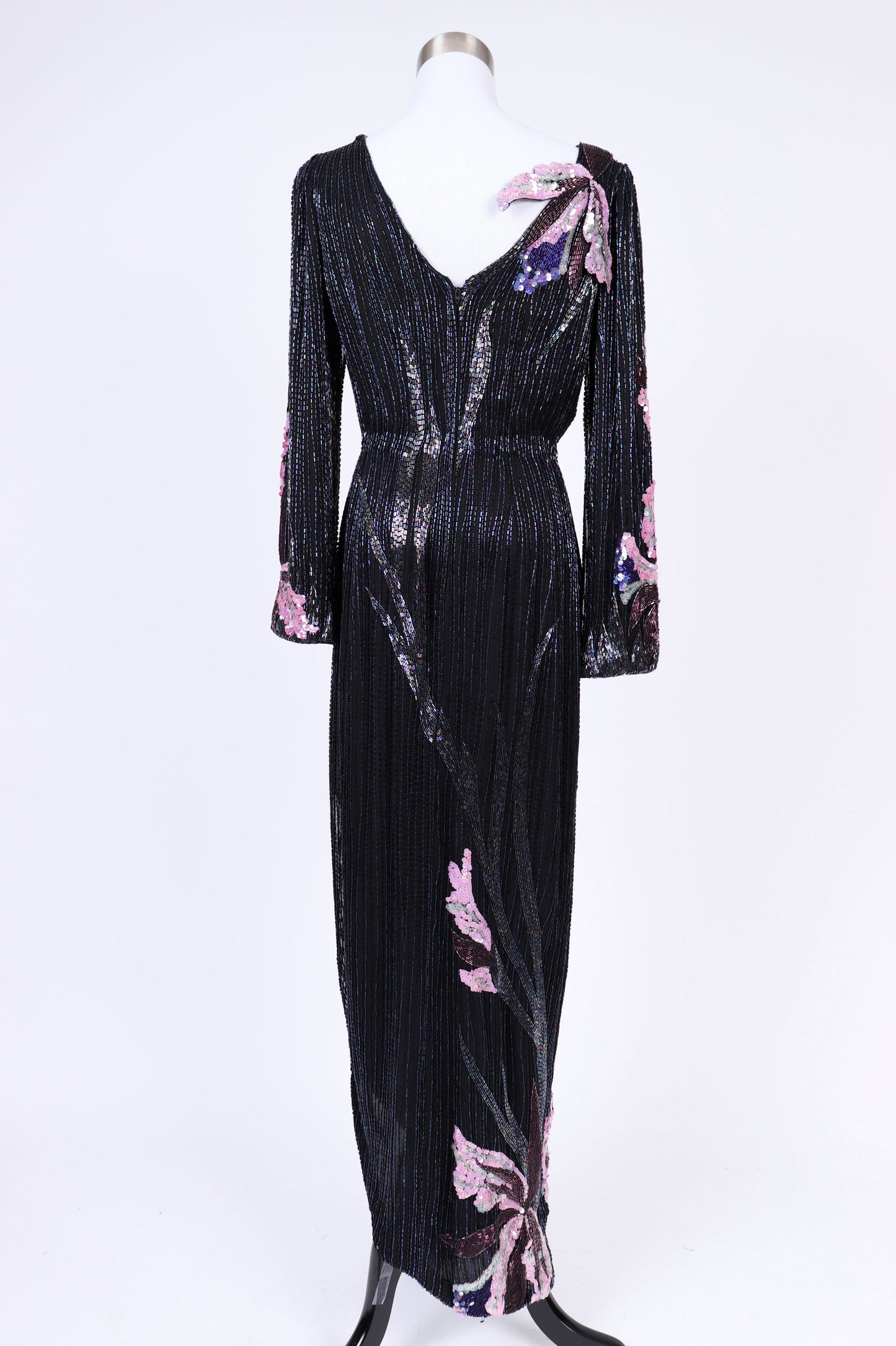 80's Bob Mackie Beaded Gown M