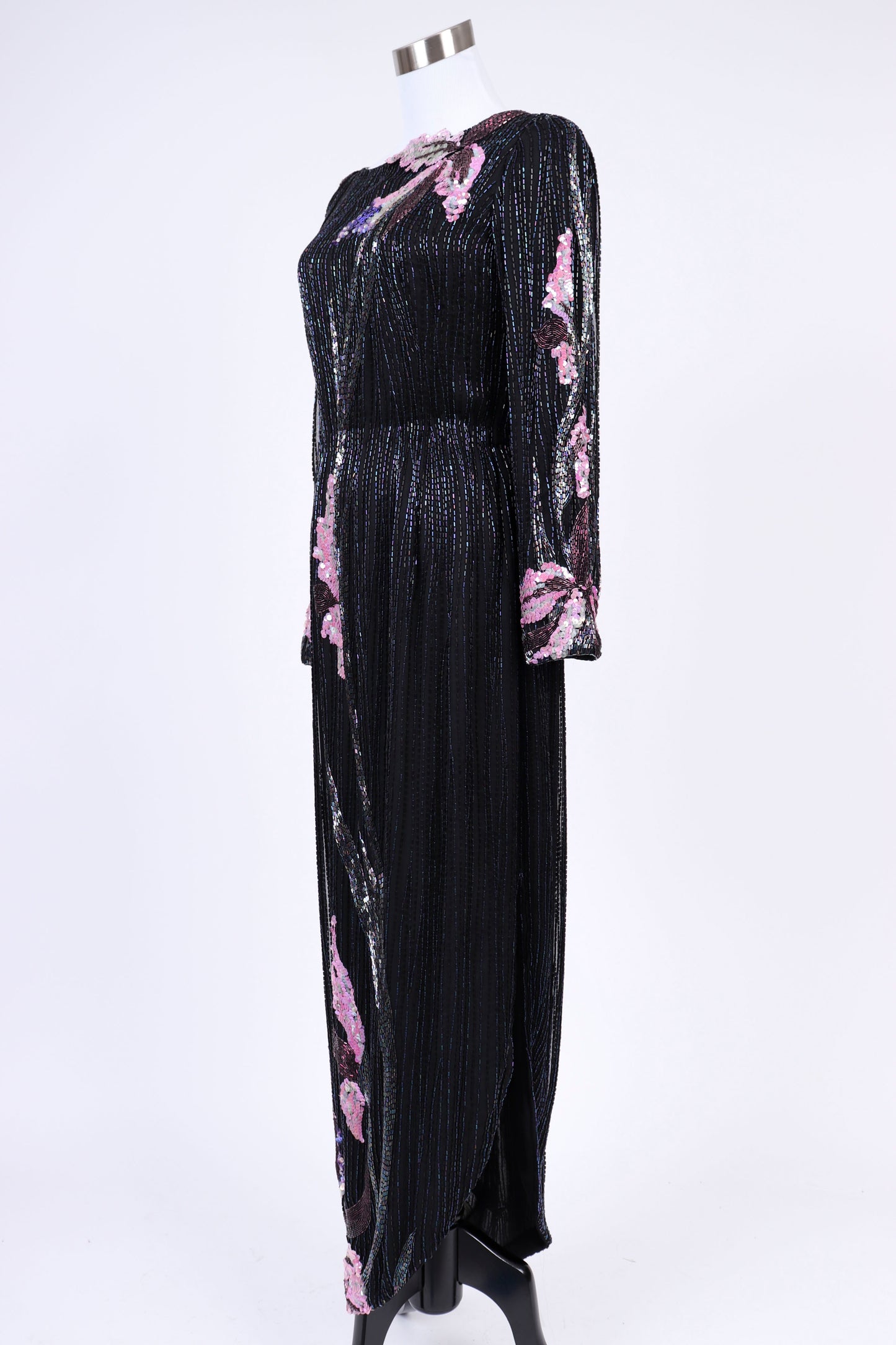 80's Bob Mackie Beaded Gown M