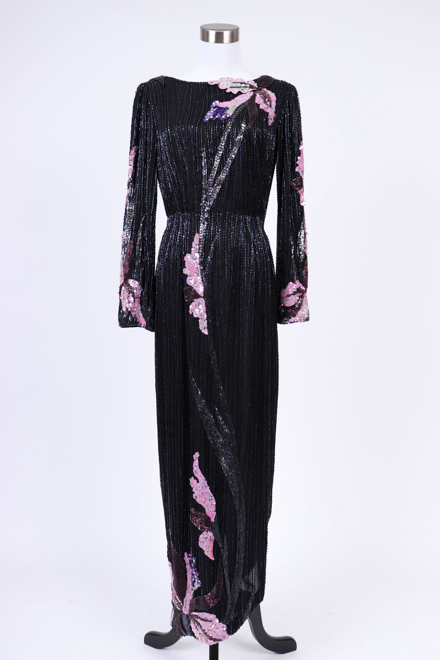 80's Bob Mackie Beaded Gown M