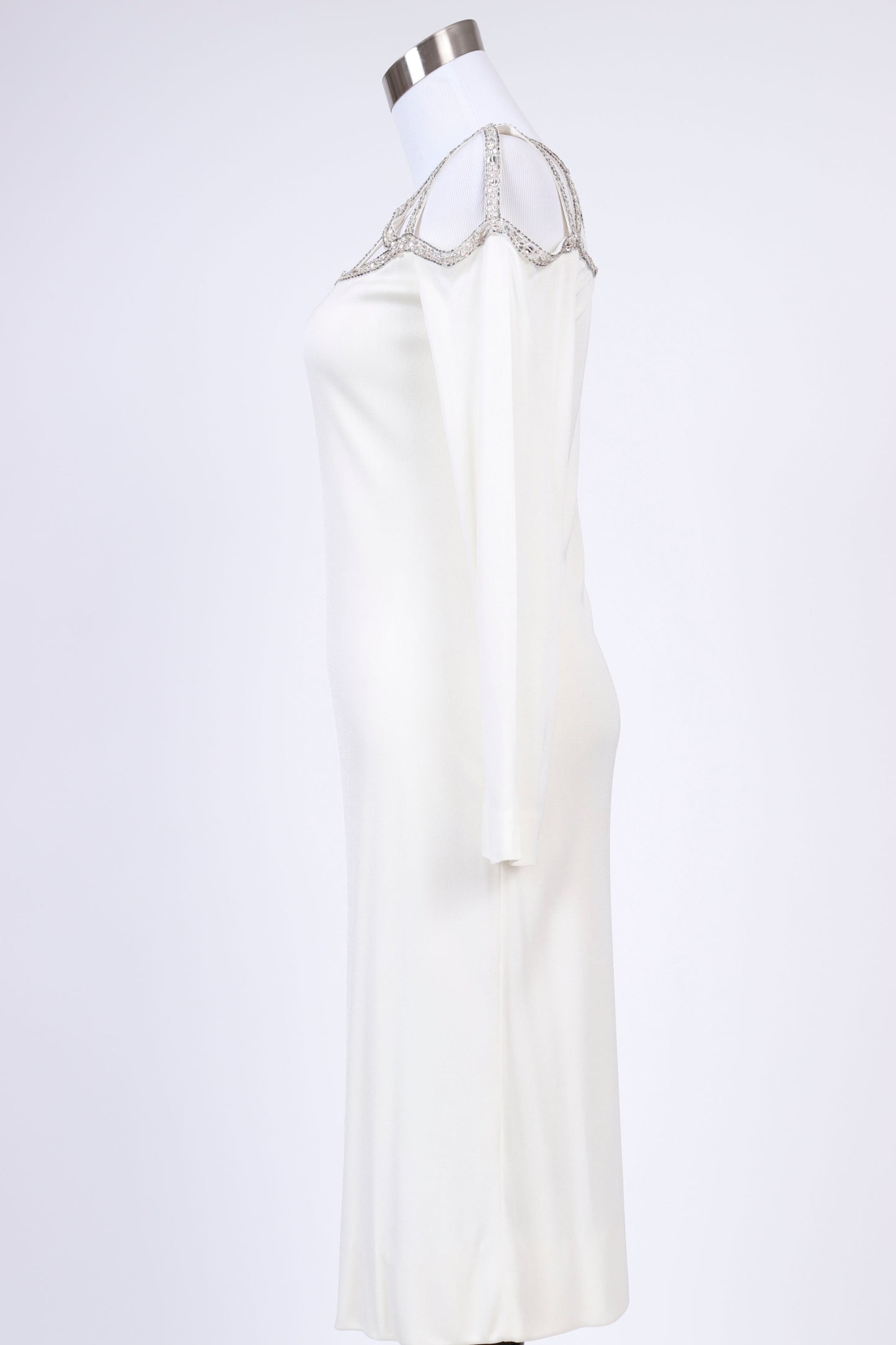 80's Bob Mackie White Dress S/M
