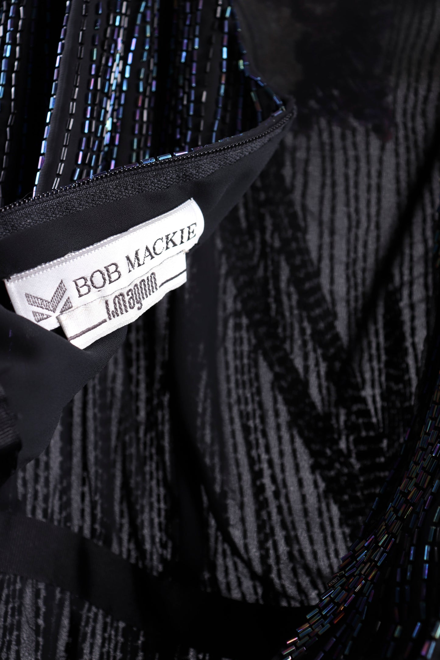80's Bob Mackie Beaded Gown M