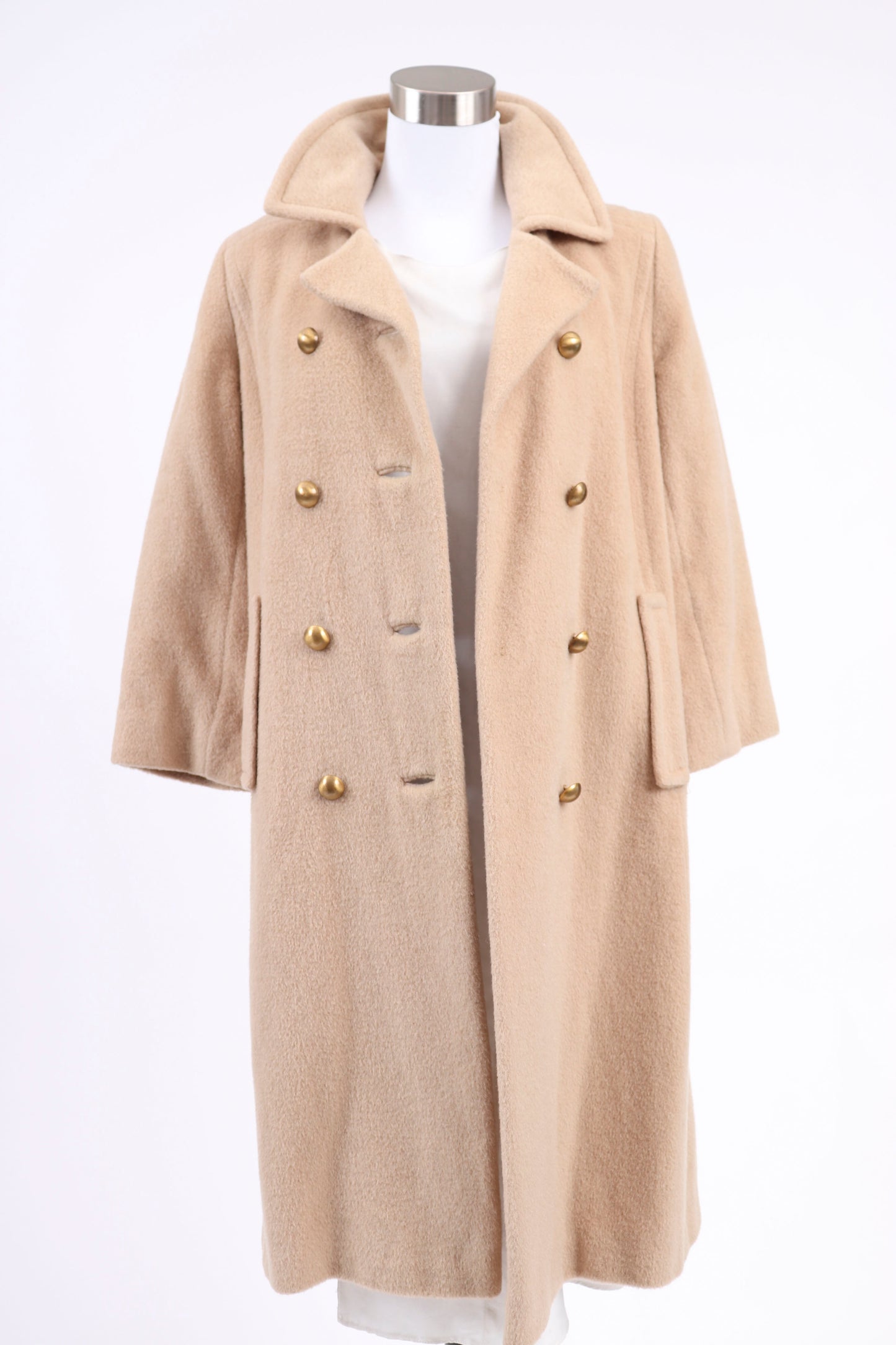 60's Faux Camel Hair Coat