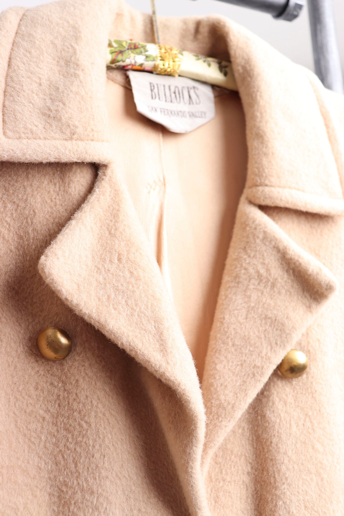 60's Faux Camel Hair Coat