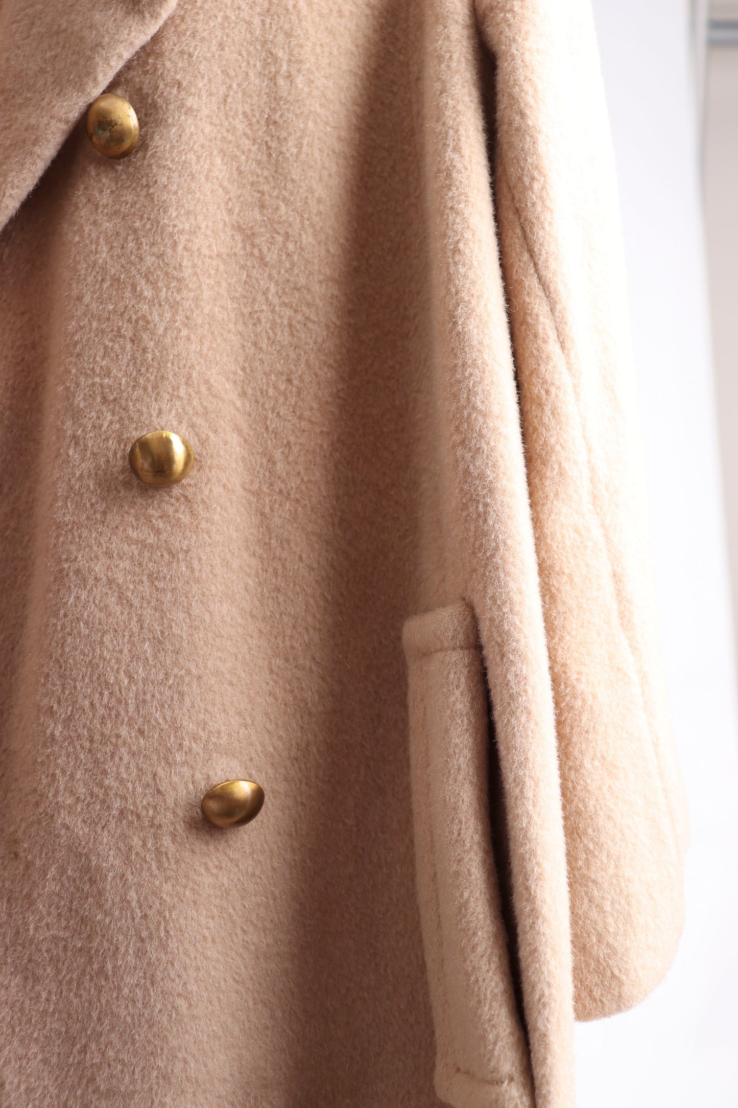 60's Faux Camel Hair Coat