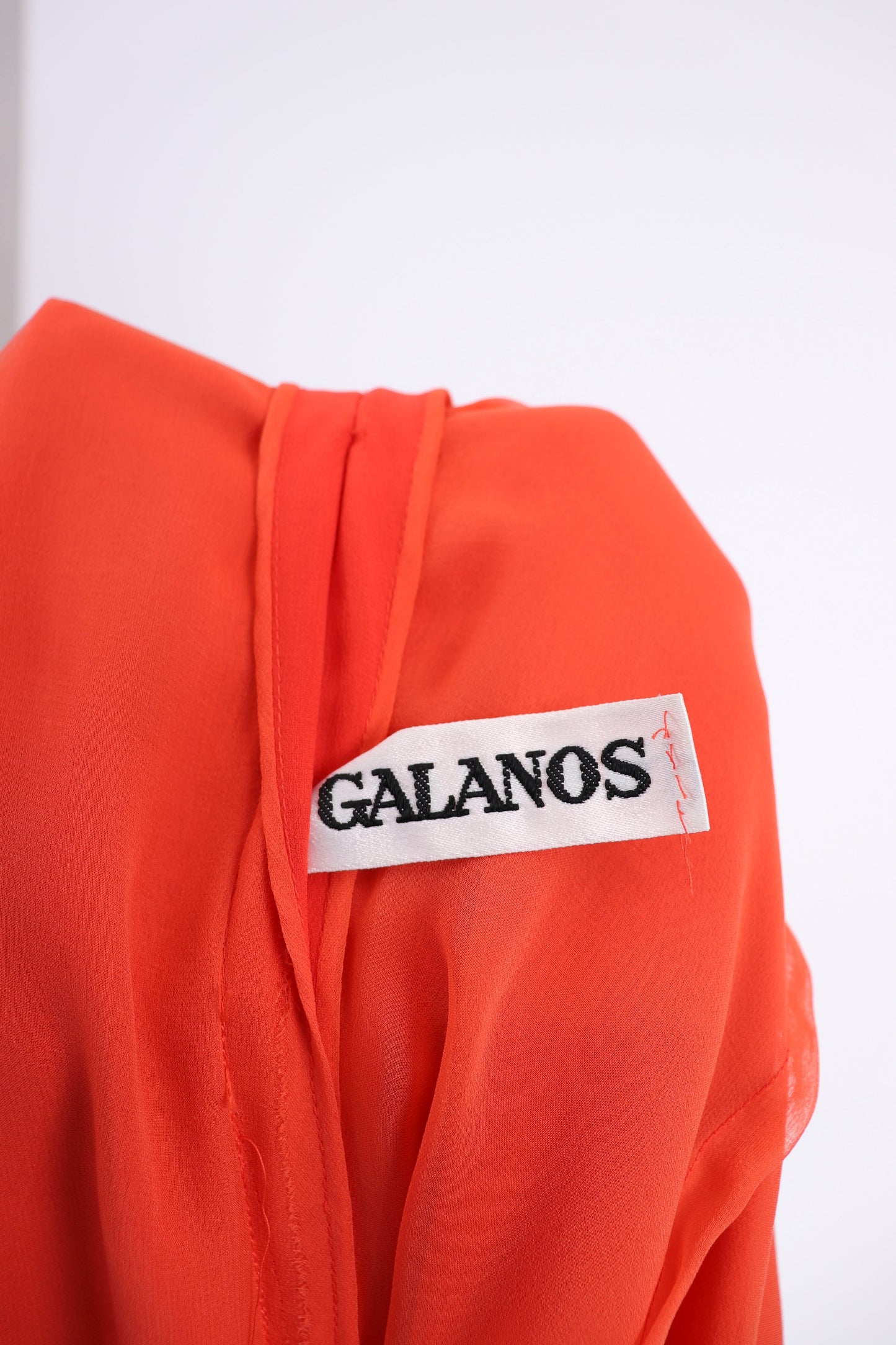 80's Galanos Silk Dress S/M