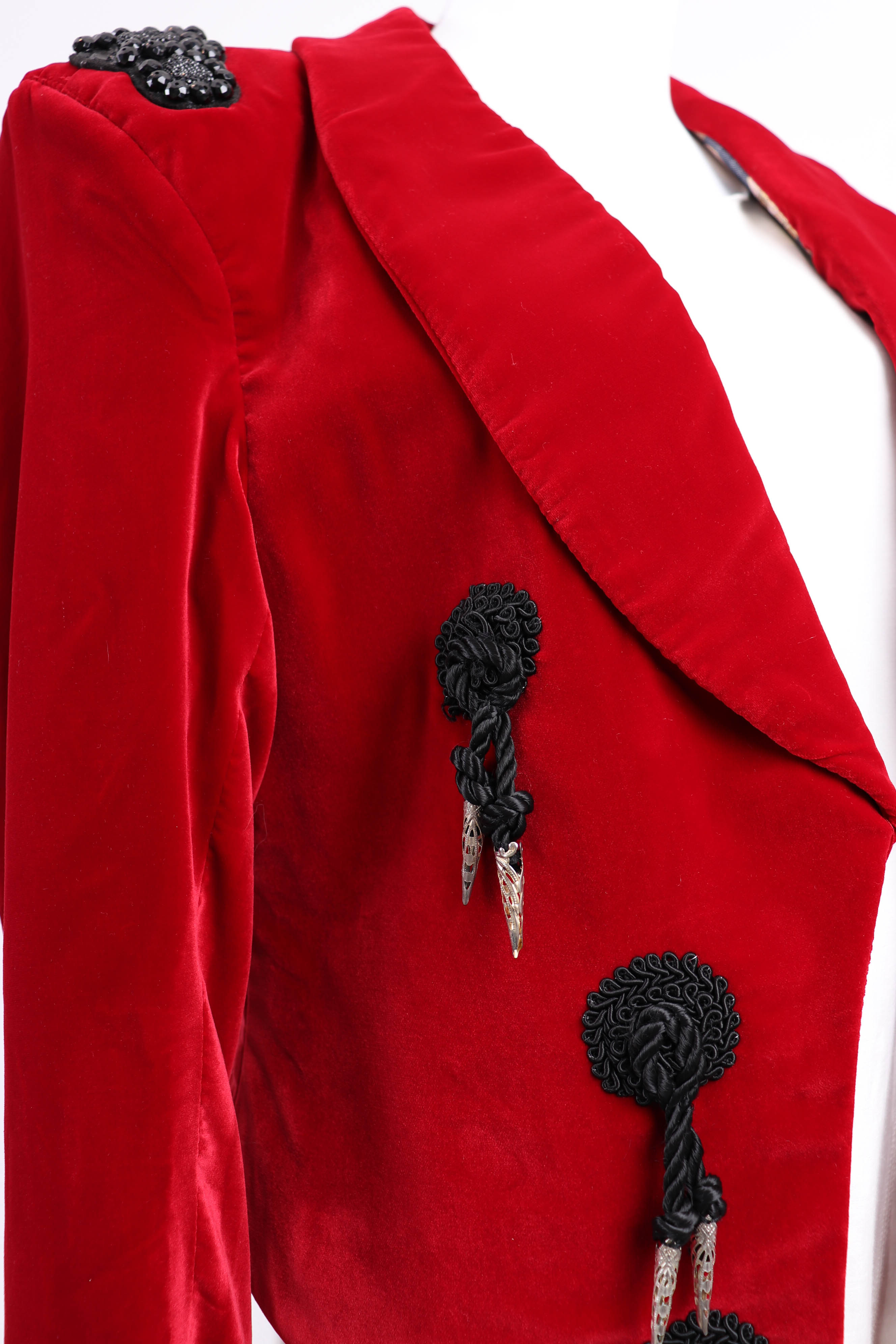 Dark Red 'Bloodborne' Velvet Jacket by Punk Rave • the dark store™