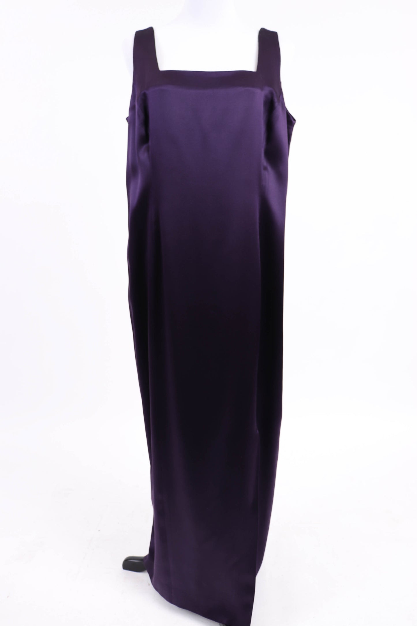 90's Sleeveless Silk Dress L/XL