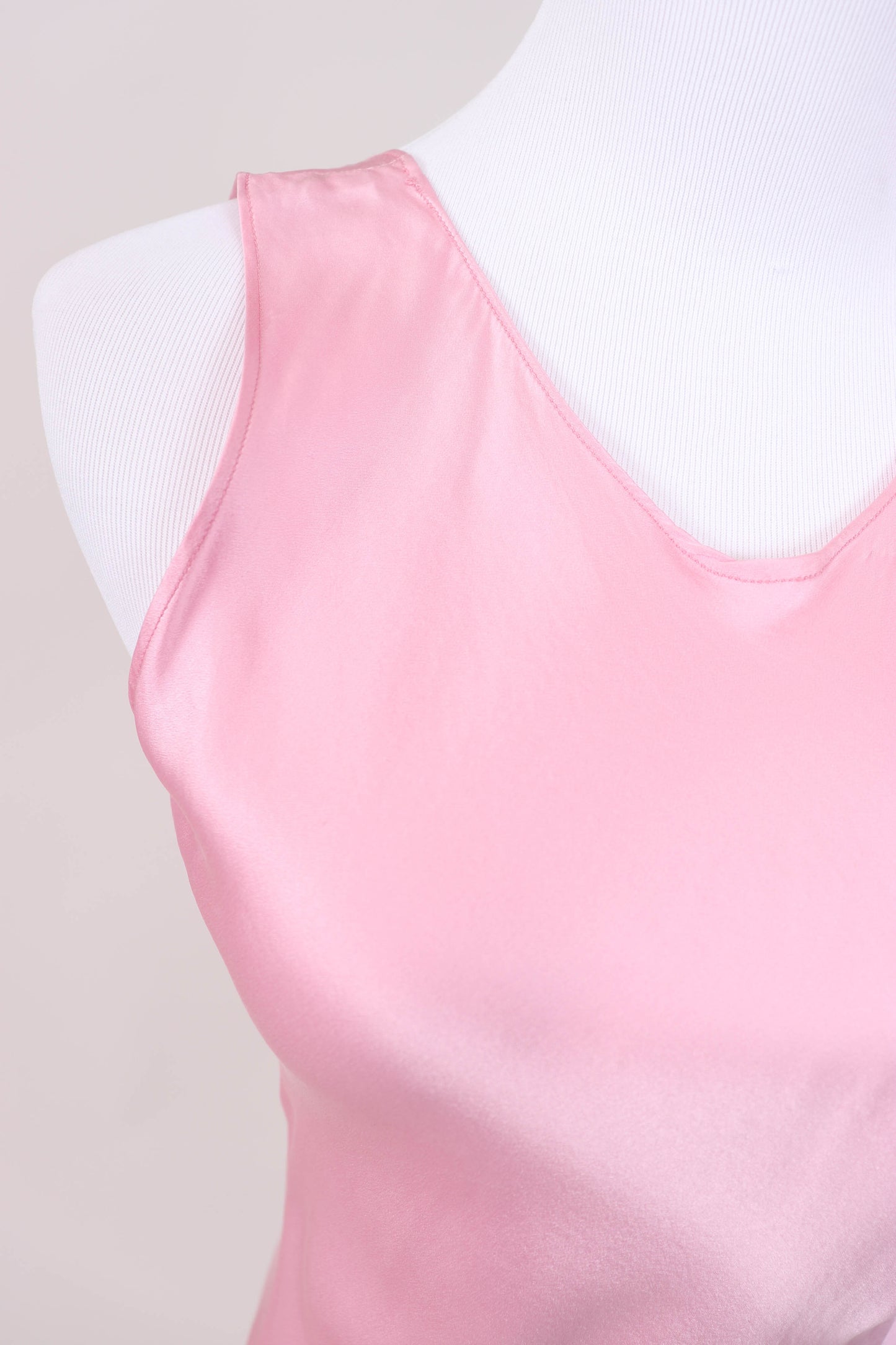 90's Rosy Pink Silk Slip Dress