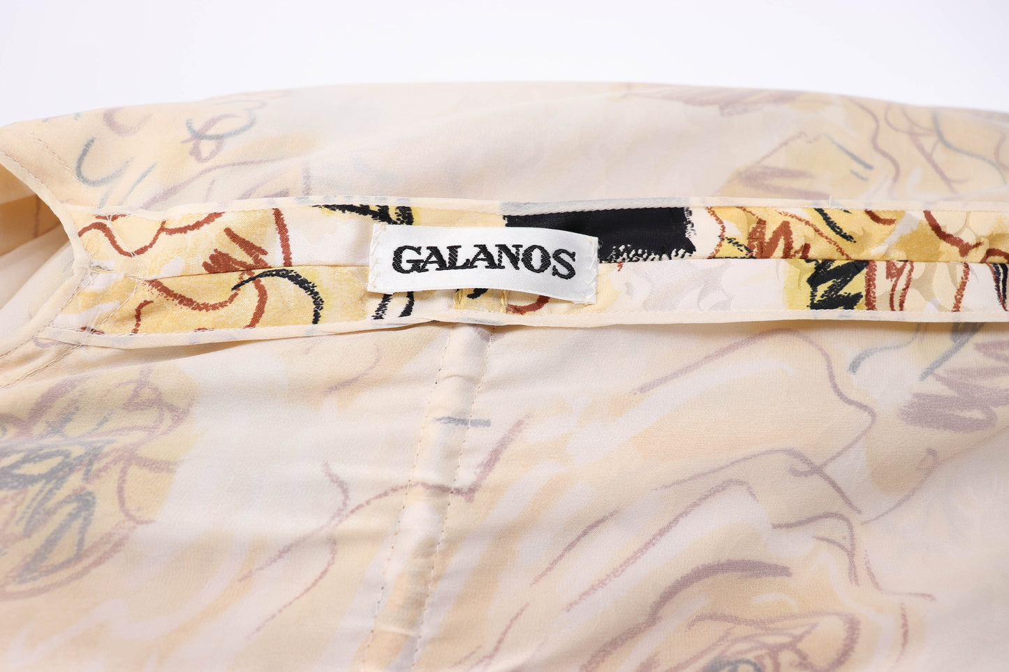 80's Galanos Silk Top L/XL