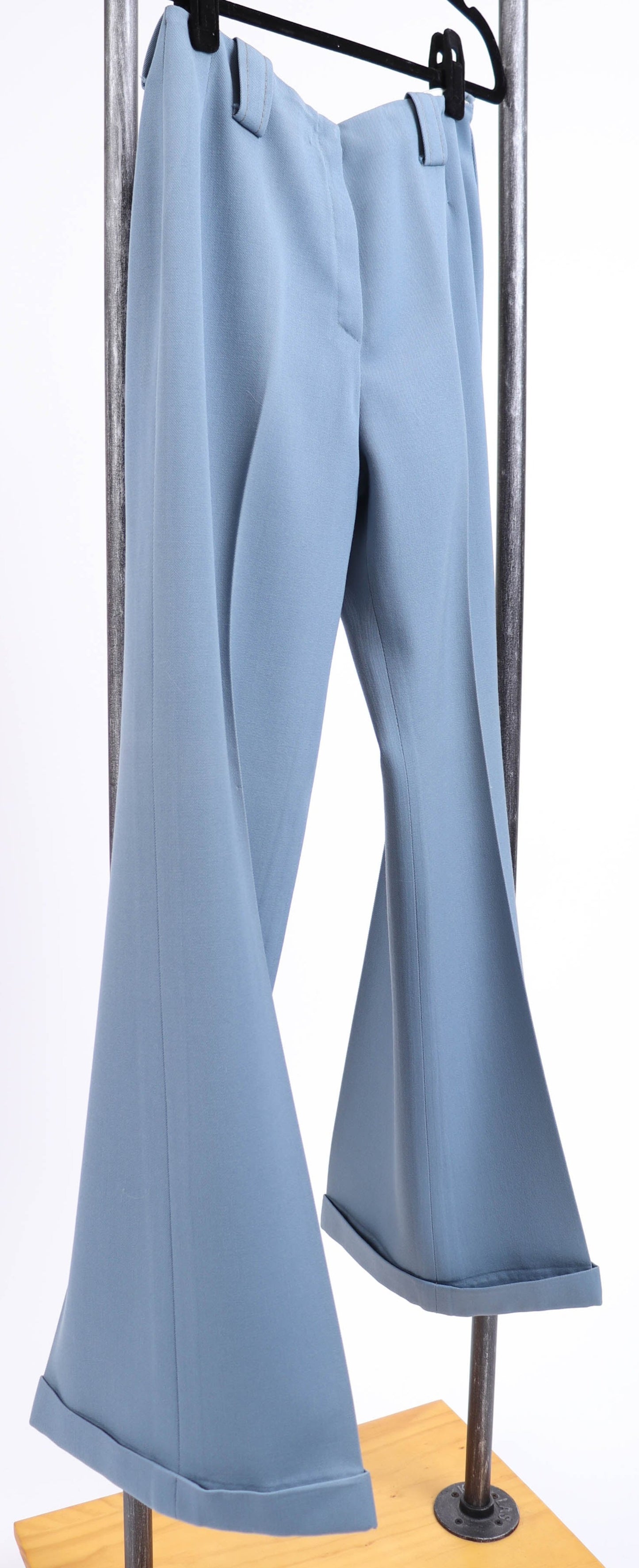 70's Blue Wool Trouser Pant S