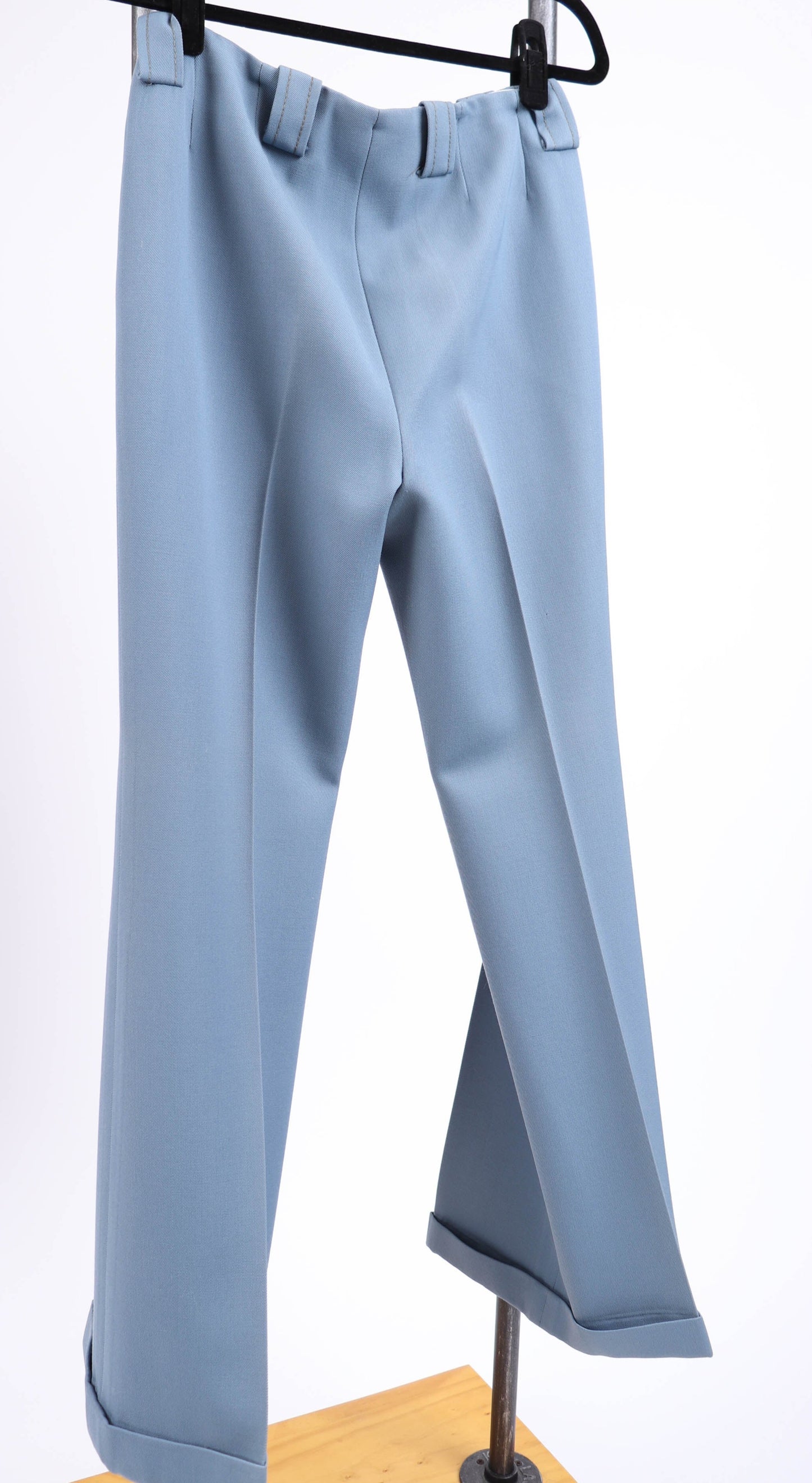 70's Blue Wool Trouser Pant S
