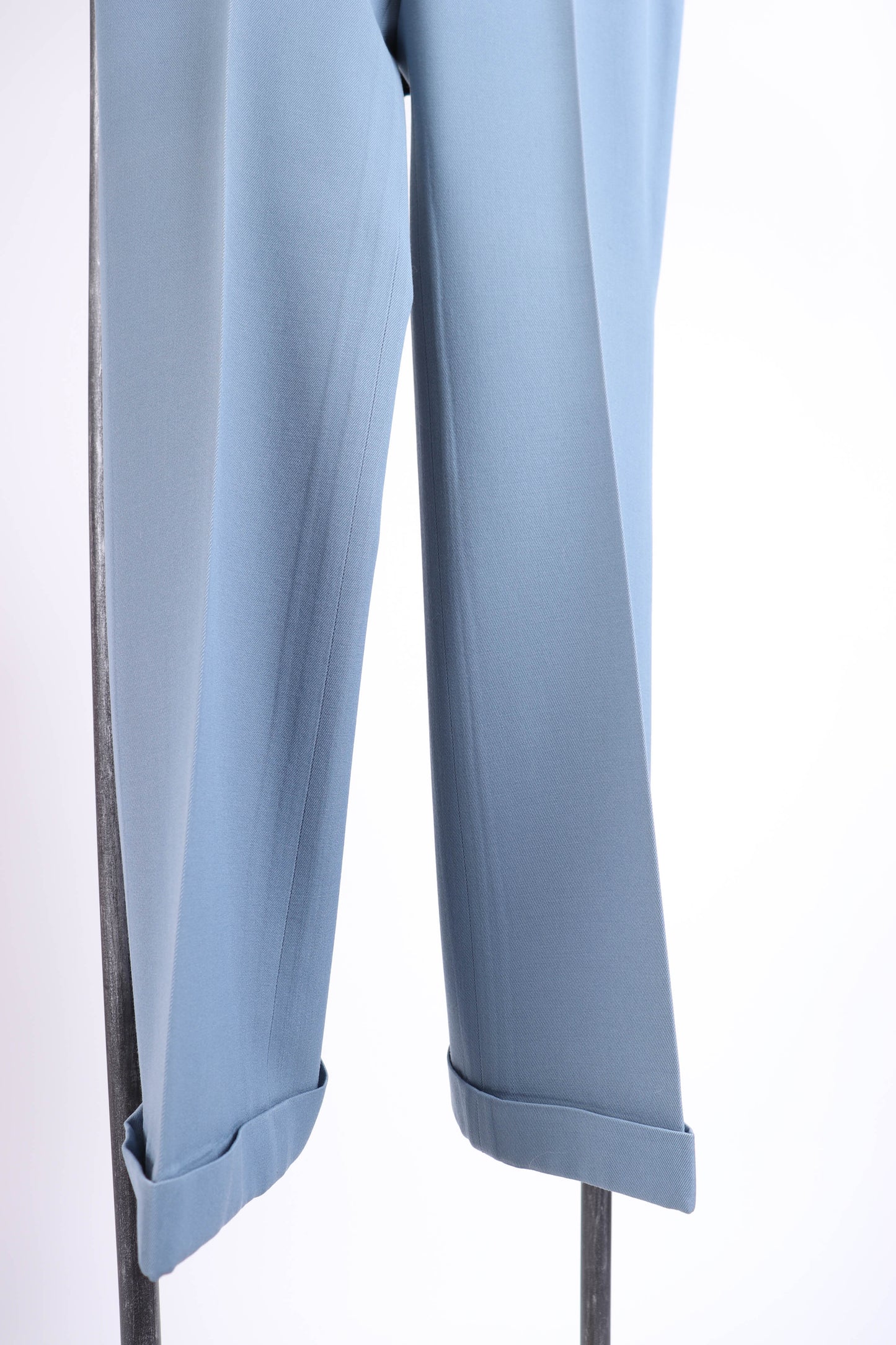 70's Blue Wool Trouser Pant S