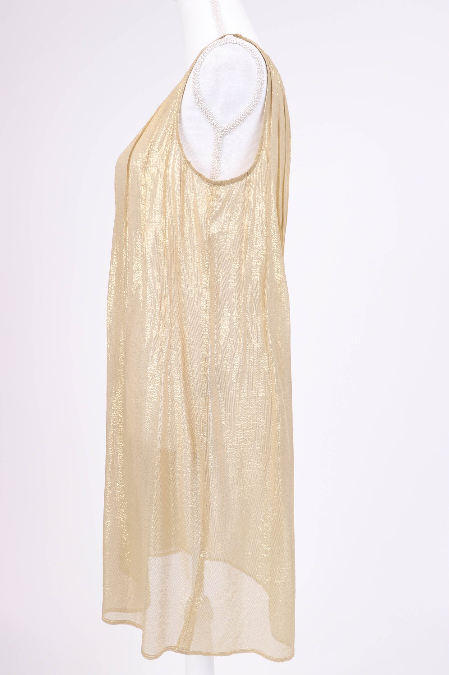 90's Gold Silk Tunic S/M/L
