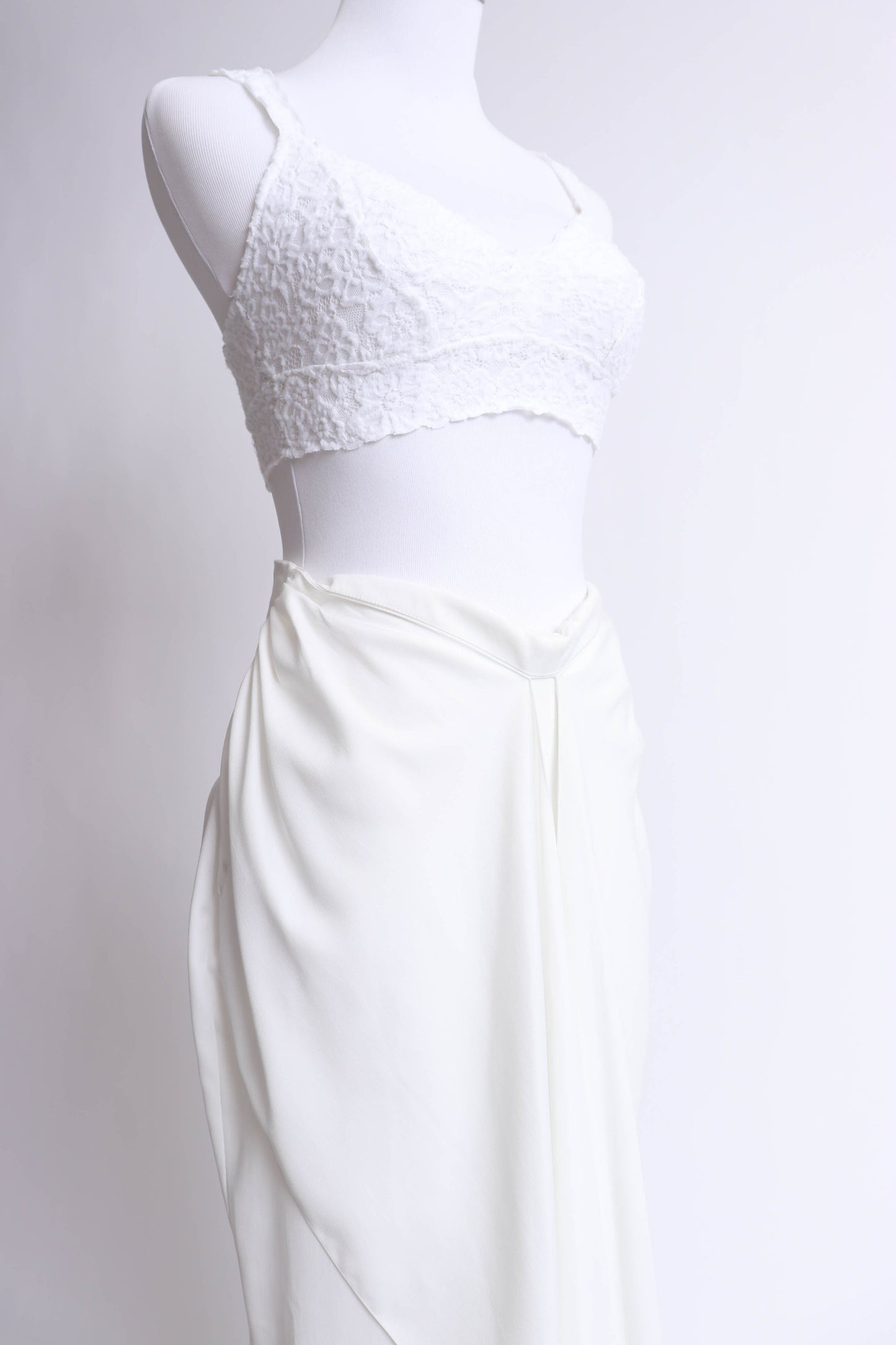 00's White Pencil Skirt XS/S