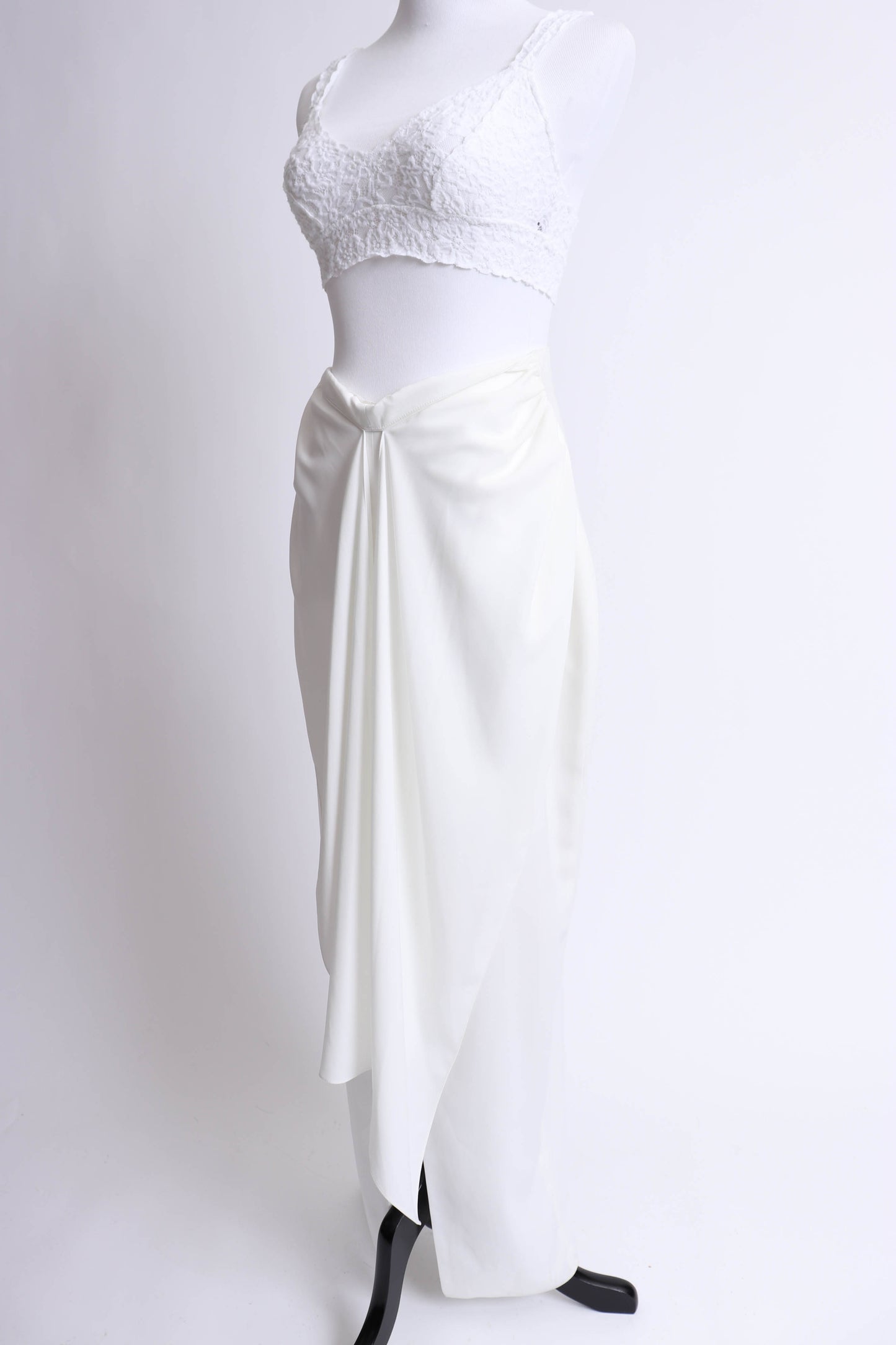 00's White Pencil Skirt XS/S