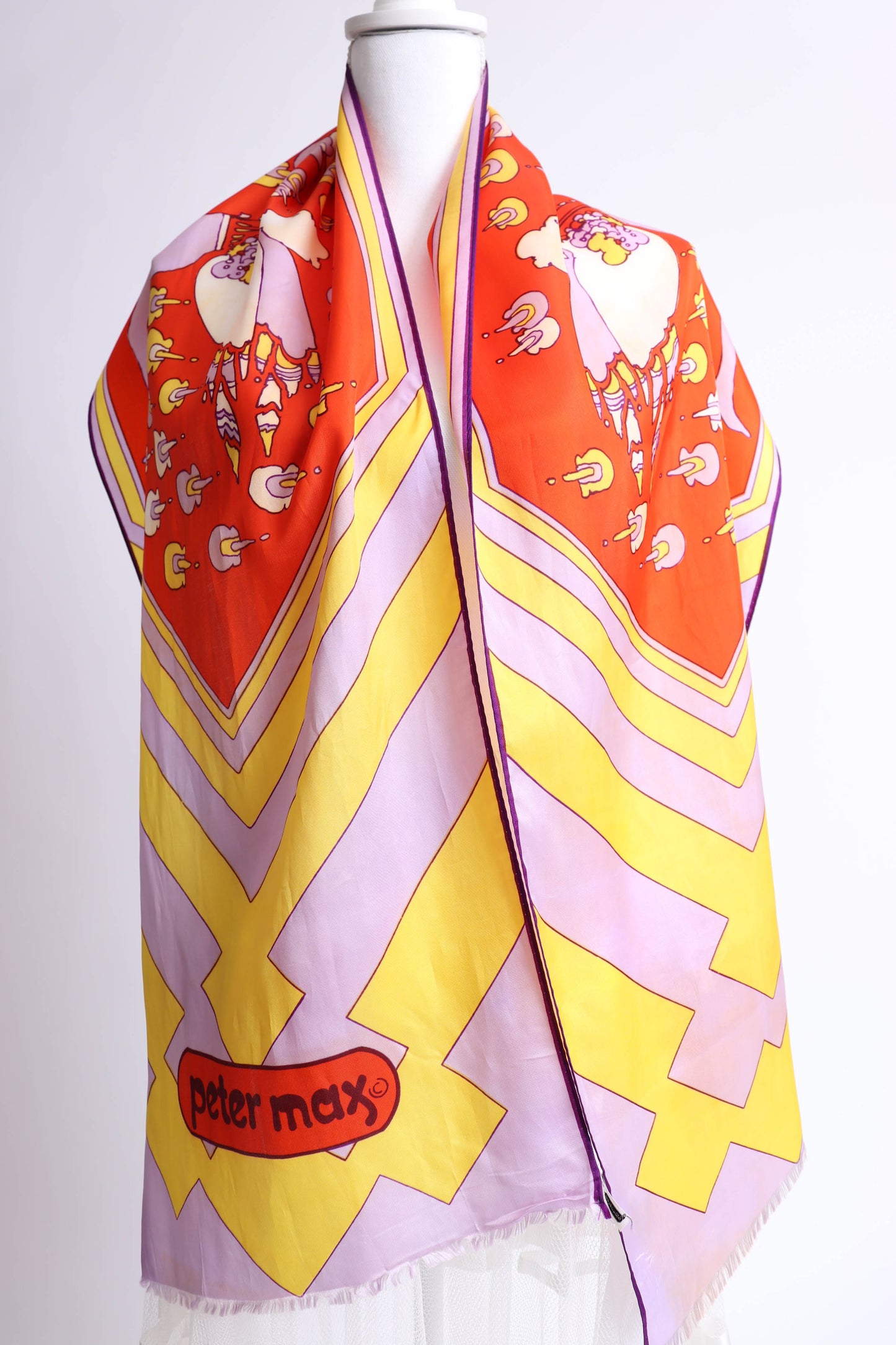 60's Peter Max Scarf