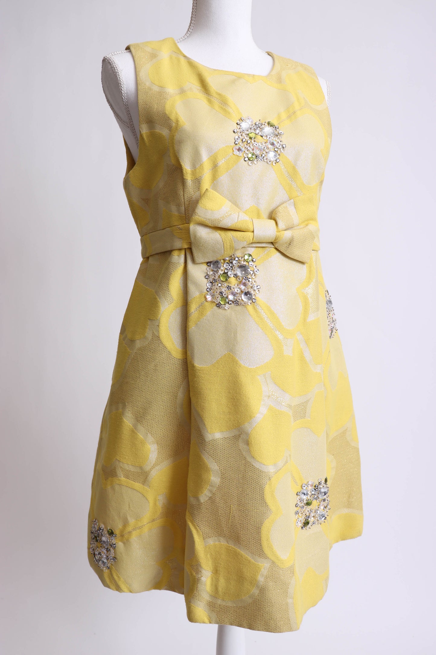 00's Yellow Babydoll Dress M/L