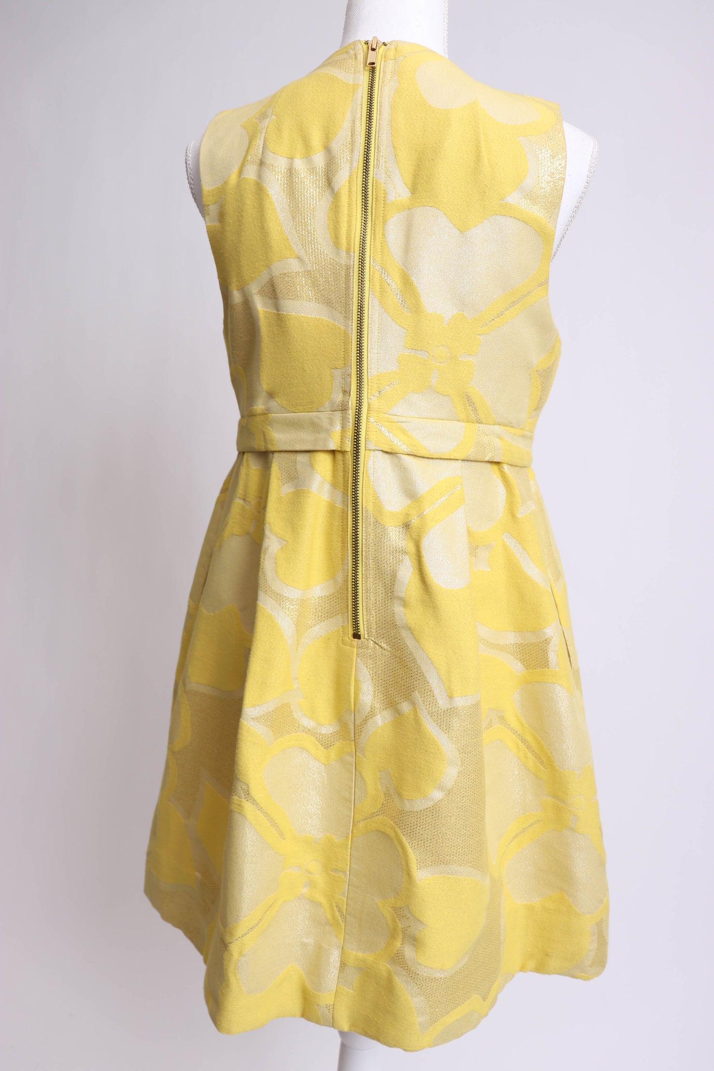 00's Yellow Babydoll Dress M/L