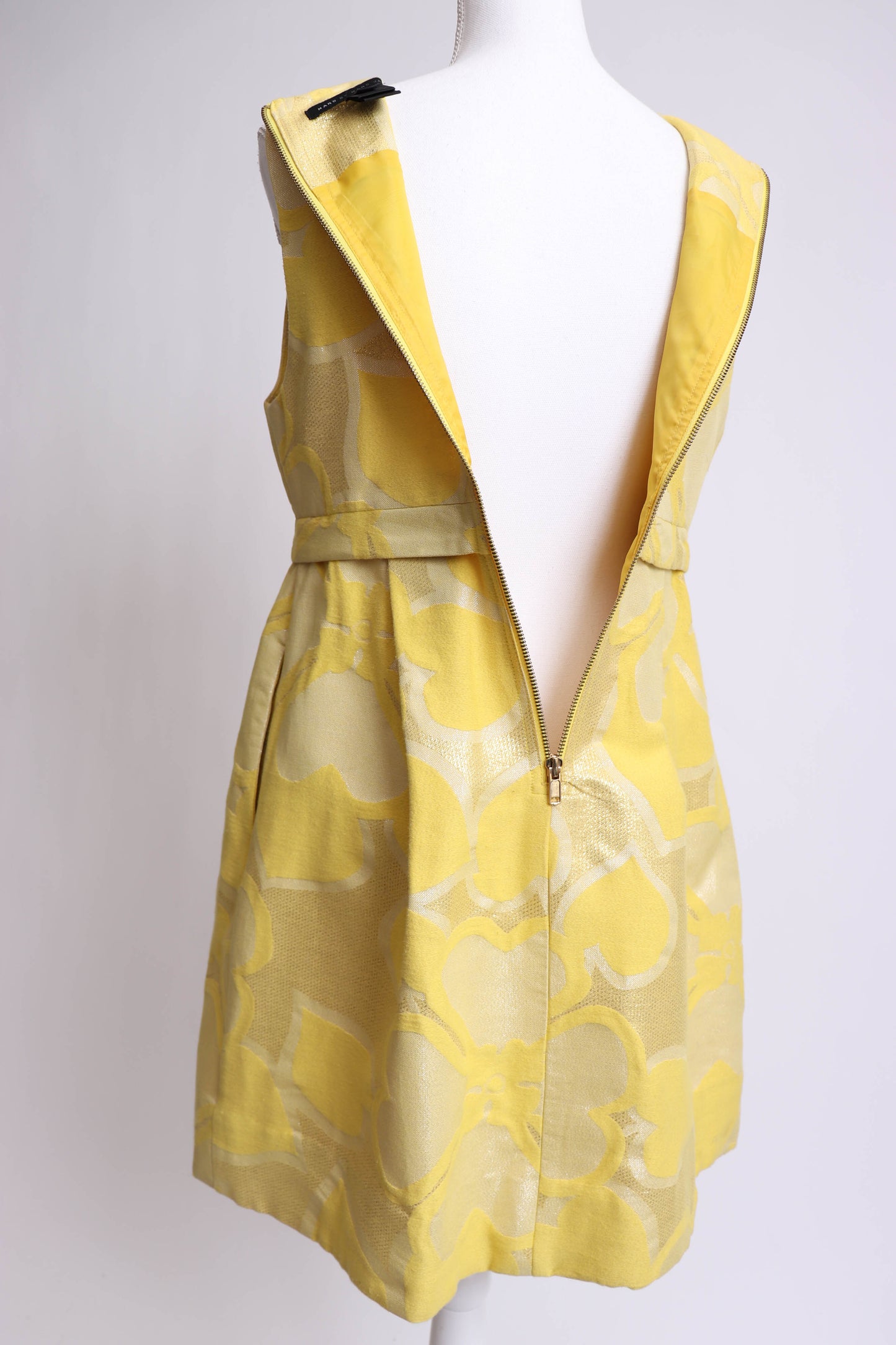 00's Yellow Babydoll Dress M/L