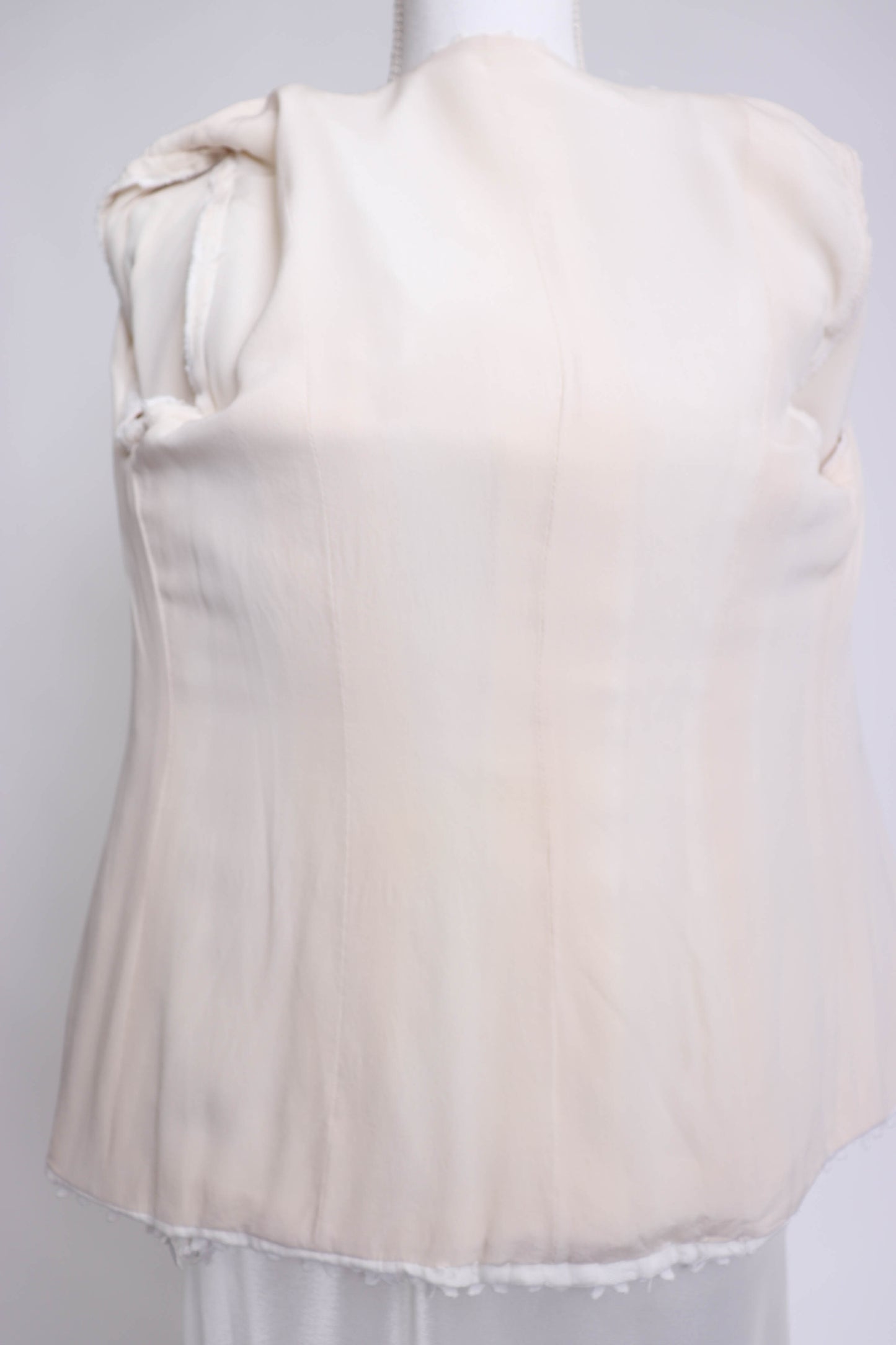 70's White Cotton Lace Jacket S