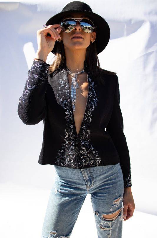 90's St. John Evening Skirt Suit S/M