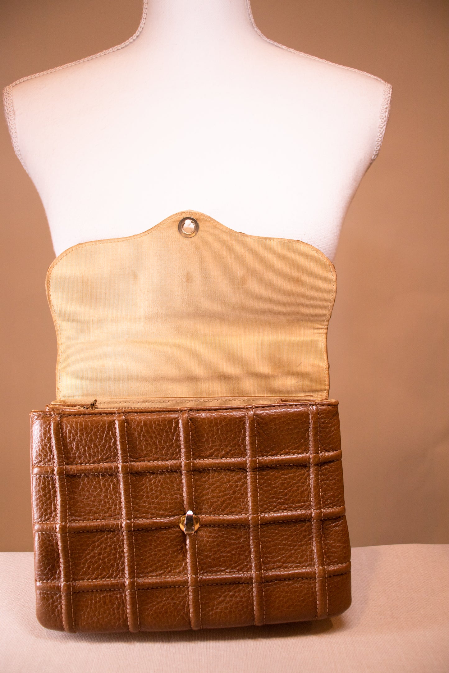50's Leather and Bakelite Handbag