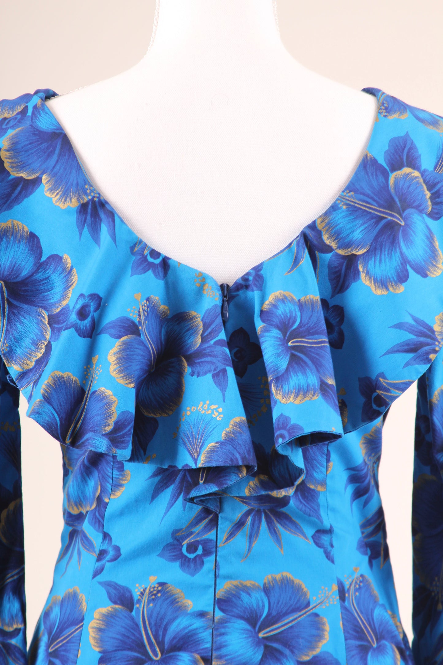 70's Hawaiian Print Dress XS/S