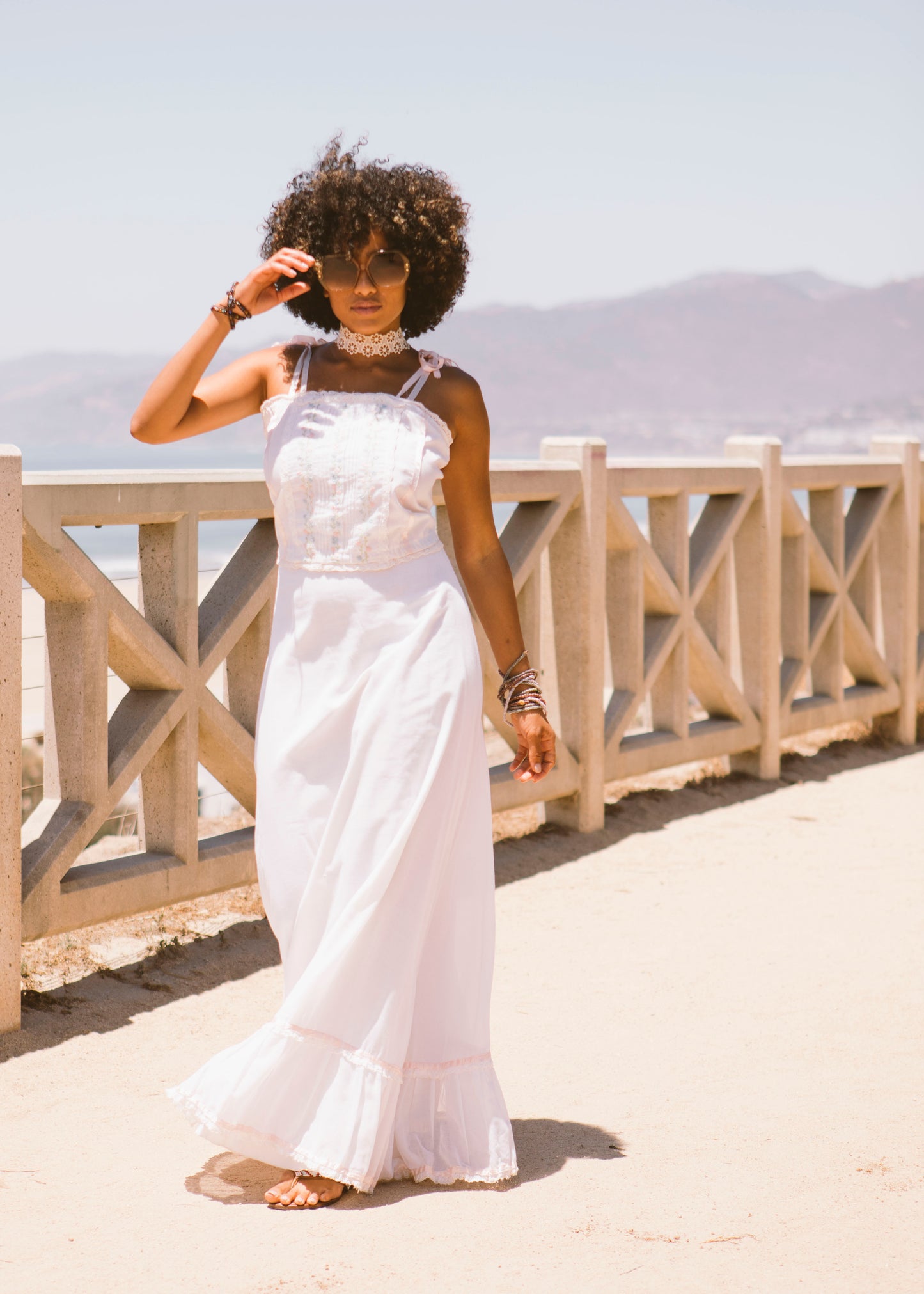 Embroidered Maxi Skirt Set